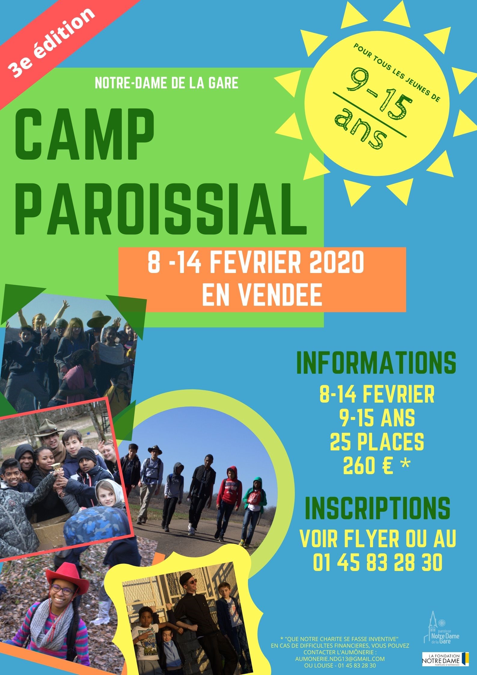 Camp paroissial du 8 au 14 février 2020