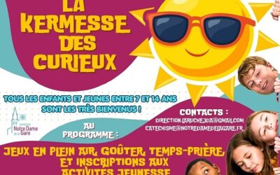Kermesse des Curieux mercredi 17 juin à la Maison paroissiale
